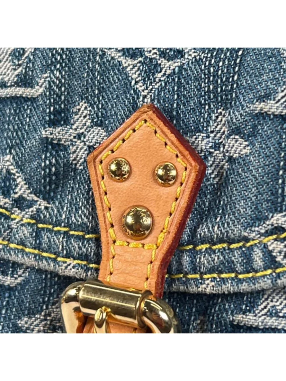 Louis Vuitton Backpack Monogram Denim Blue Sac a Dos PM